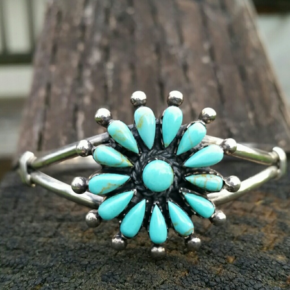 ALL SOLD Turquoise Sterling Silver Bracelets - Picture 5 of 8